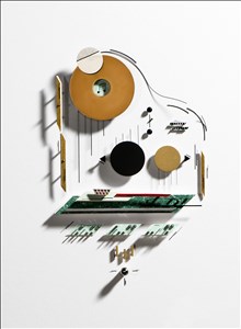 Gold & Green Piano   (*)