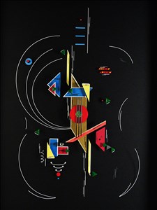 Guitar on Black